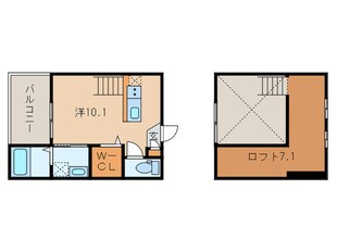 エスポワールTOBESHITAの物件間取画像